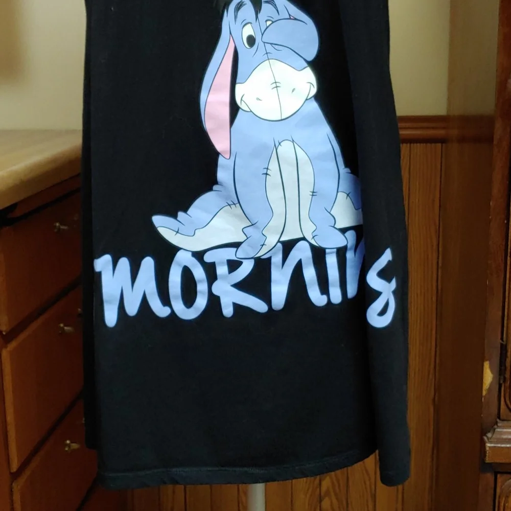 Disney's Eeyore T-Shirt Pajama NWOT S-M 8-10 - Picture 5 of 10